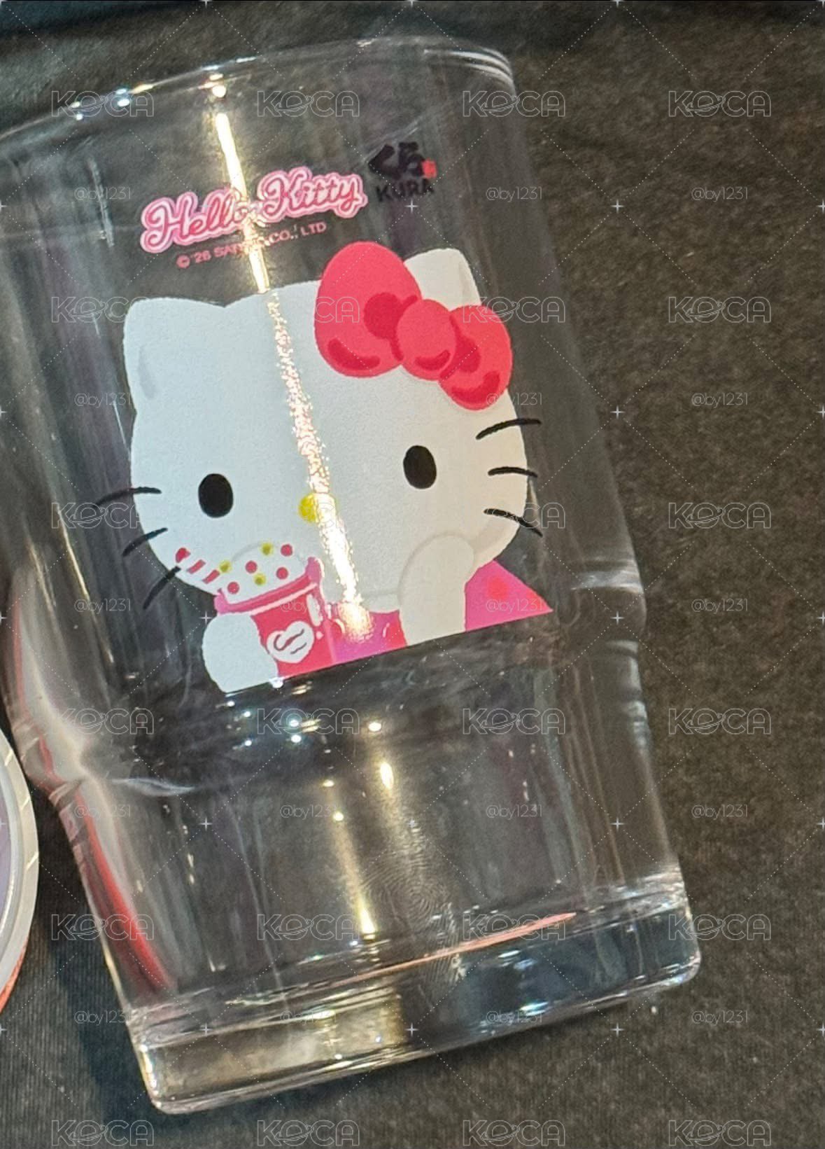 藏壽司 三麗鷗家族 疊疊玻璃杯 kitty