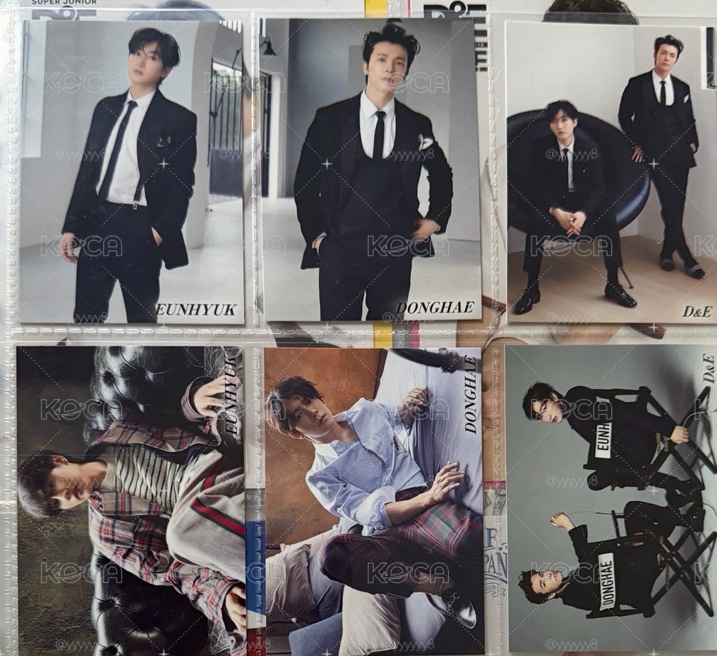 D&E JAPAN TOUR 2018 STYLE 三巡 日巡 會場限定特典小卡 李東海 李赫宰 赫海小卡