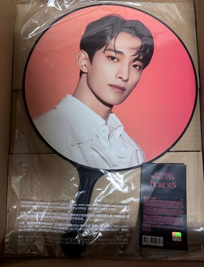 （全新未拆現貨 一日左右寄出）seventeen 李碩珉 DK BE THE SUN 大扇 應援扇 扇子