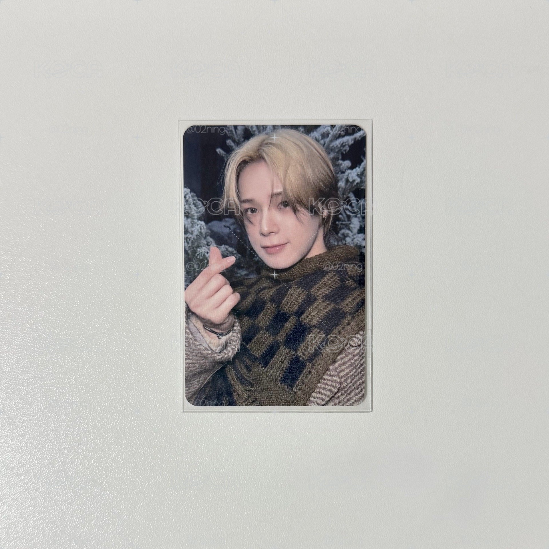 ☾.‎˖ K 雪明 打歌卡 𖦹