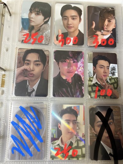 EXO｜可單出專輯小卡/七輯立牌