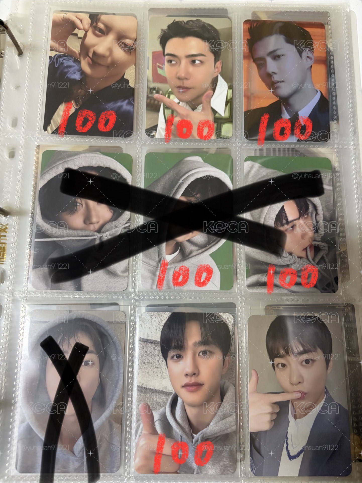 EXO｜可單出專輯小卡/七輯立牌