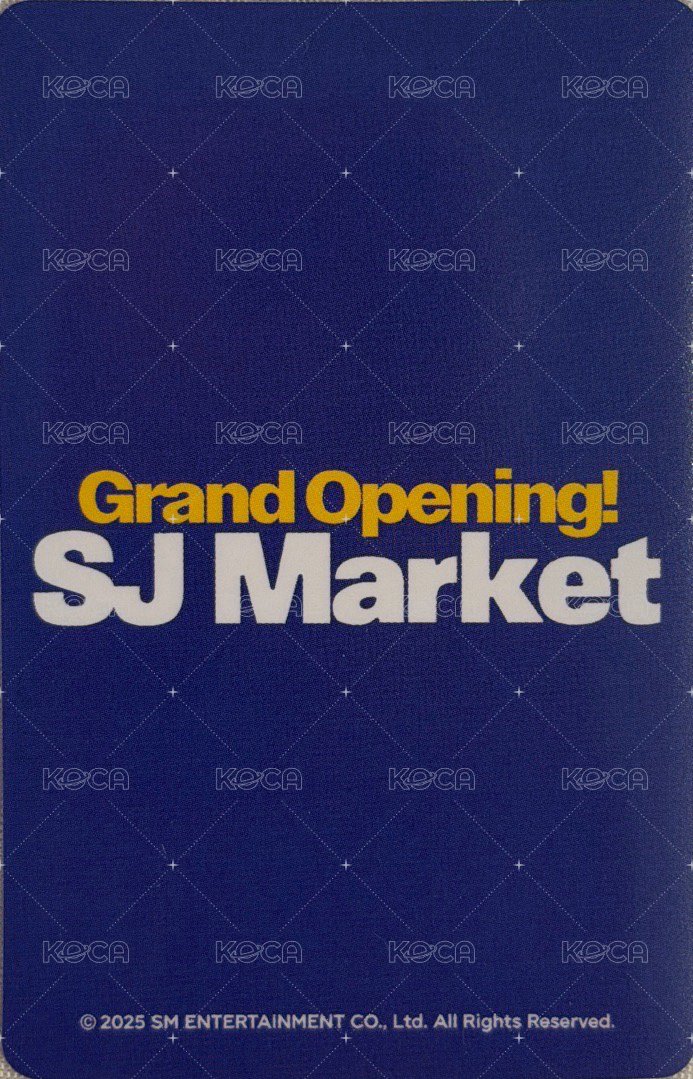 SJ MARKET 中國限定 周邊卡 盲盒卡 背面