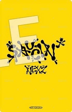 SAUCIN’ Rakuten books 預售 特典卡  背面