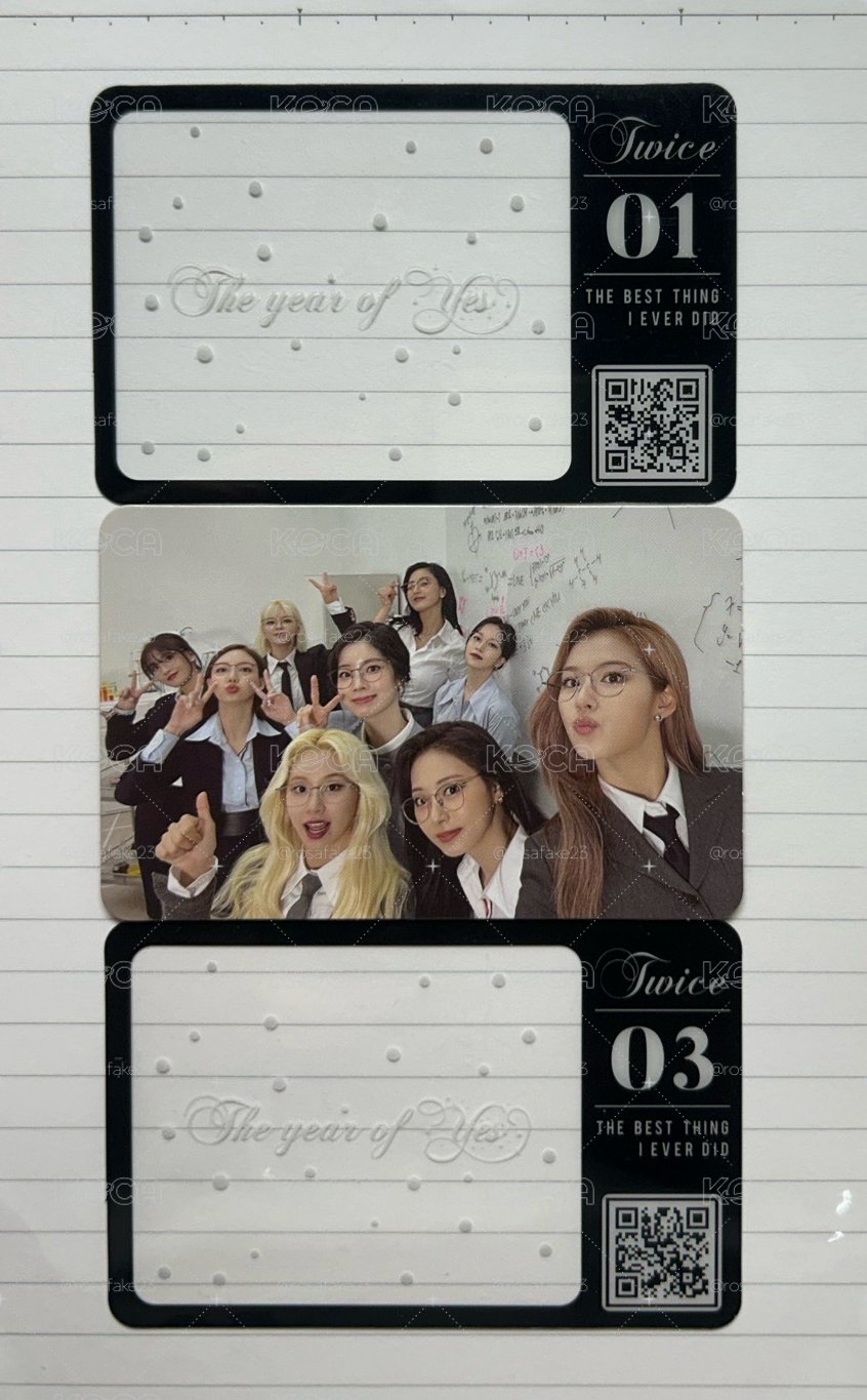 TWICE 團卡