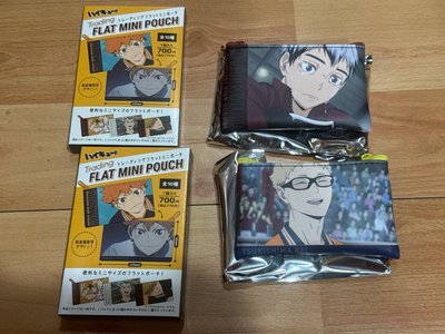 零錢包 排球少年 FLAT MINI POUCH 月島 北