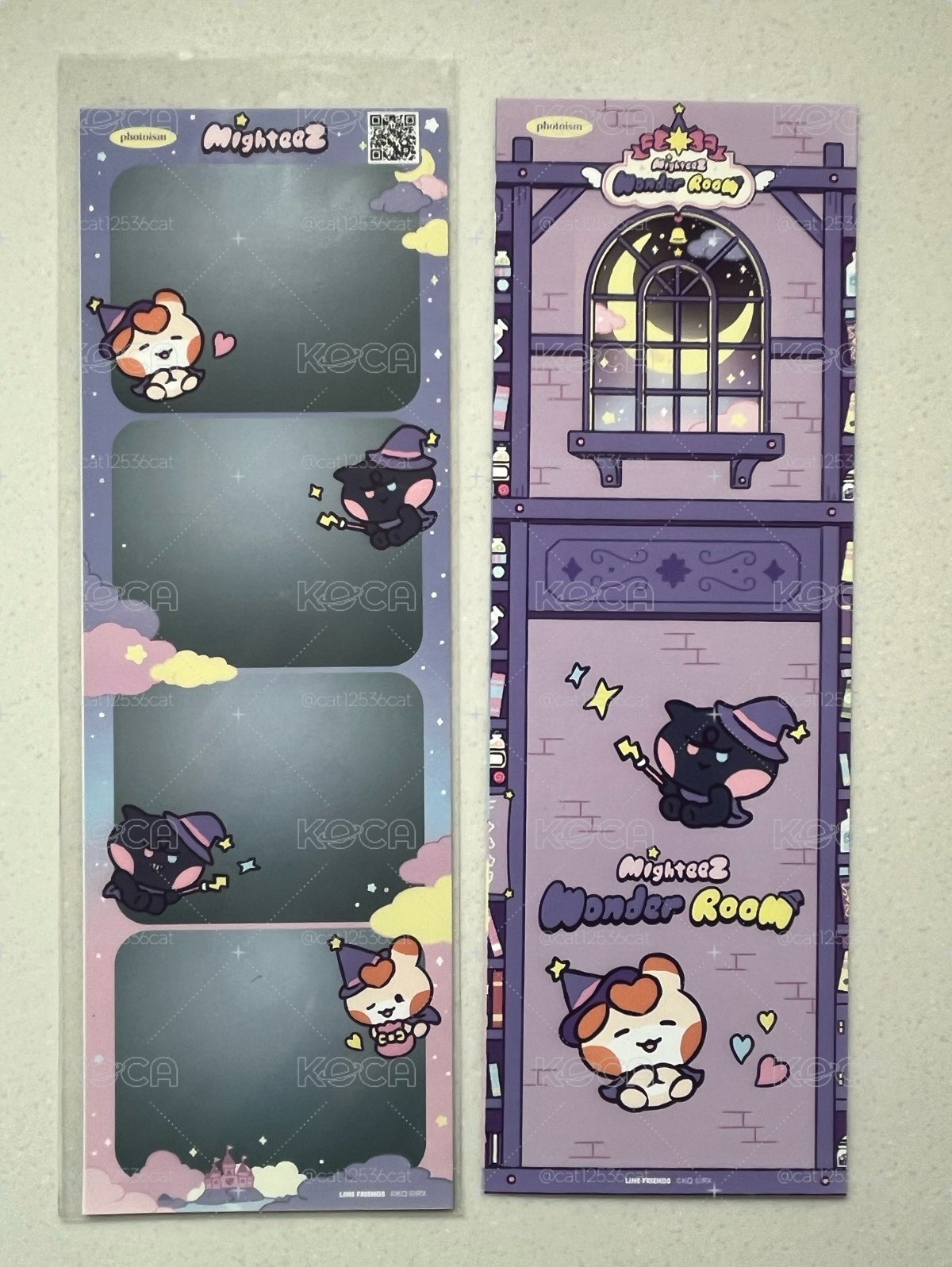 MIGHTEEZ Wonder Room 人生四格卡 TOPAZ🐿️🐈‍⬛