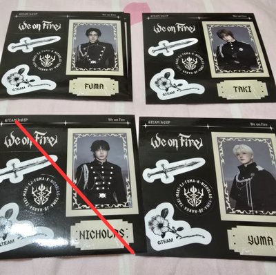 WOF FUMA TAKI YUMA通常盤貼紙