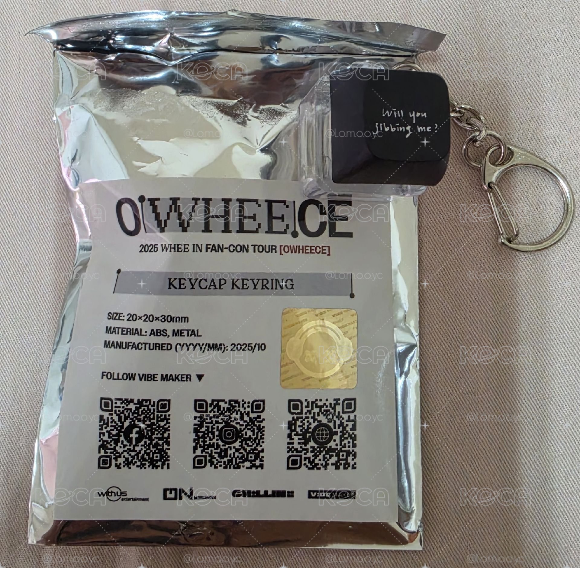 OWHEECE 隨機鍵帽 鑰匙圈吊飾