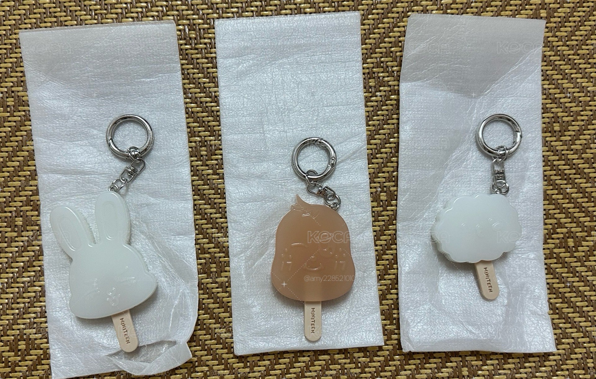 夏日MINITEEN 鑰匙圈 不拆