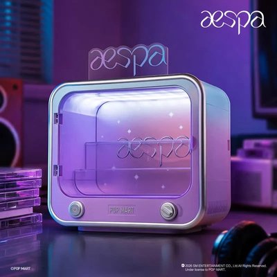 [10月預售] aespa 珍藏系列電視機發光展示盒