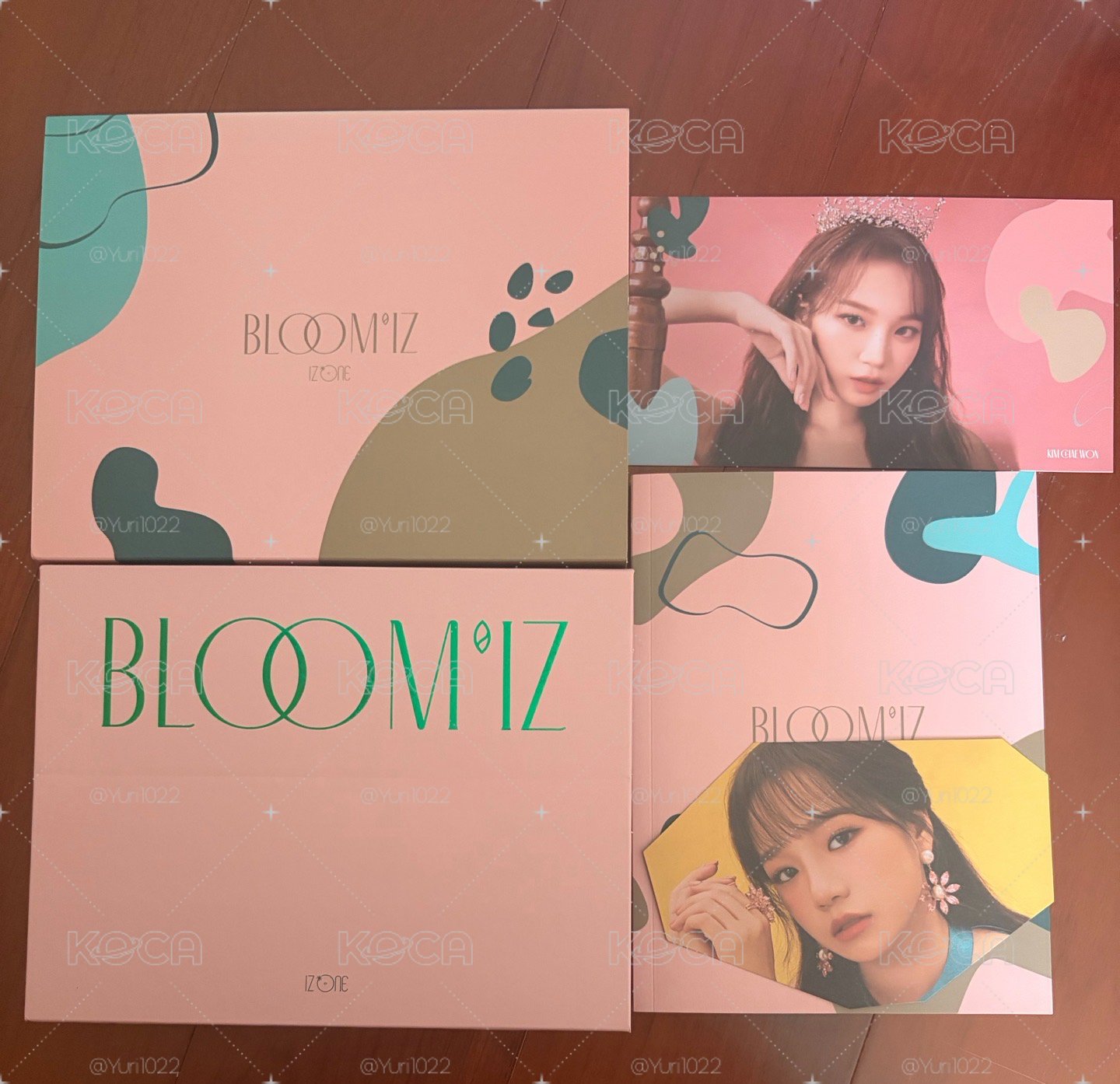 IZ*ONE BLOOM*IZ I AM ver. 粉版 專輯 采源 封面