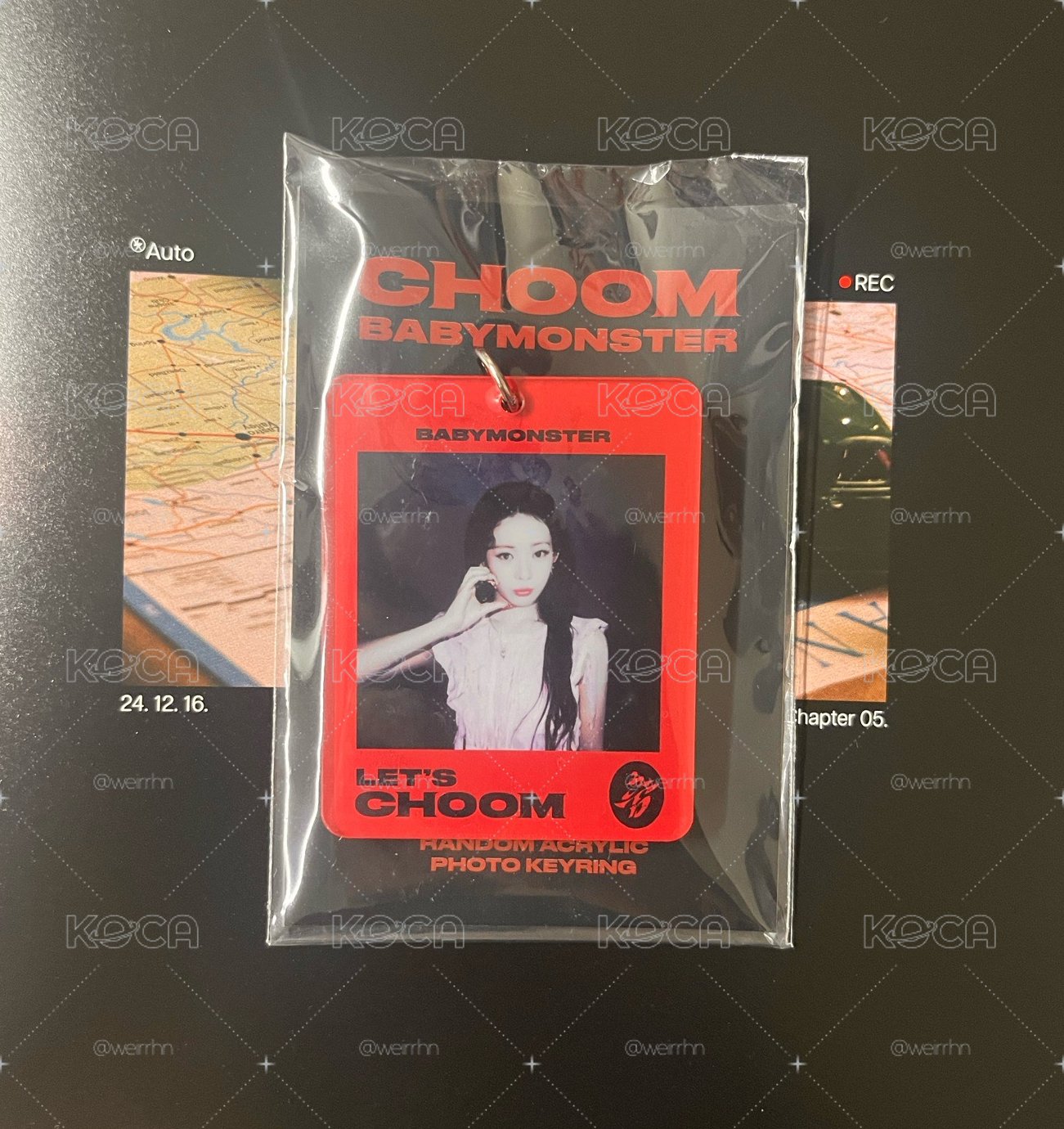 CHOOM  yg線下鑰匙圈吊飾 茶