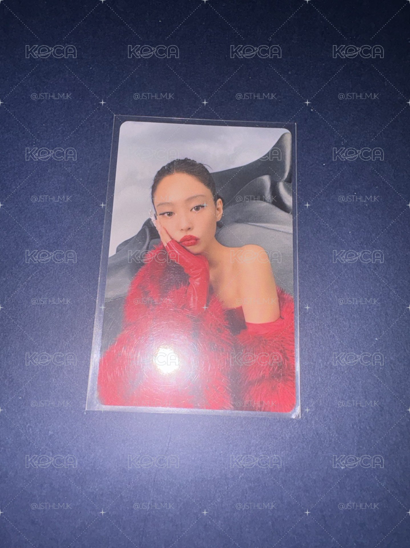 BIACKPINK DEADLINE JENNIE京東特典卡