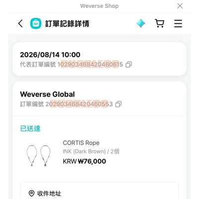 現貨｜全新 生日場項鍊 深棕款