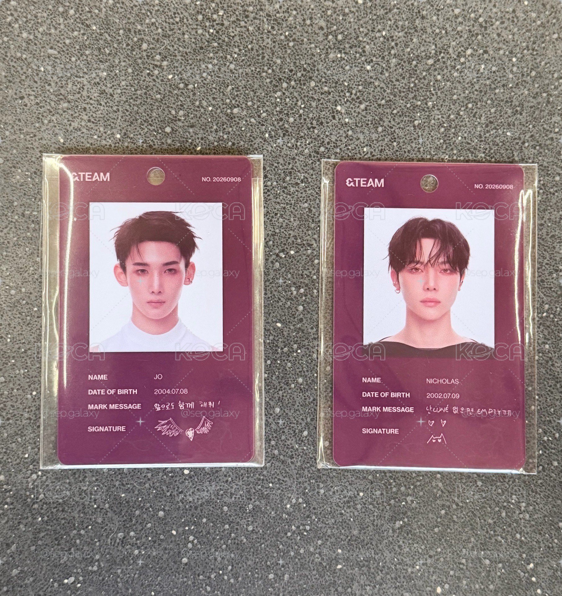 &TEAM Mark on Me Pop-up 入場卡