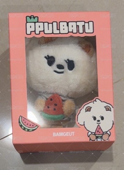 PPULBATU夏日 娃娃玩偶 西瓜栗嘻