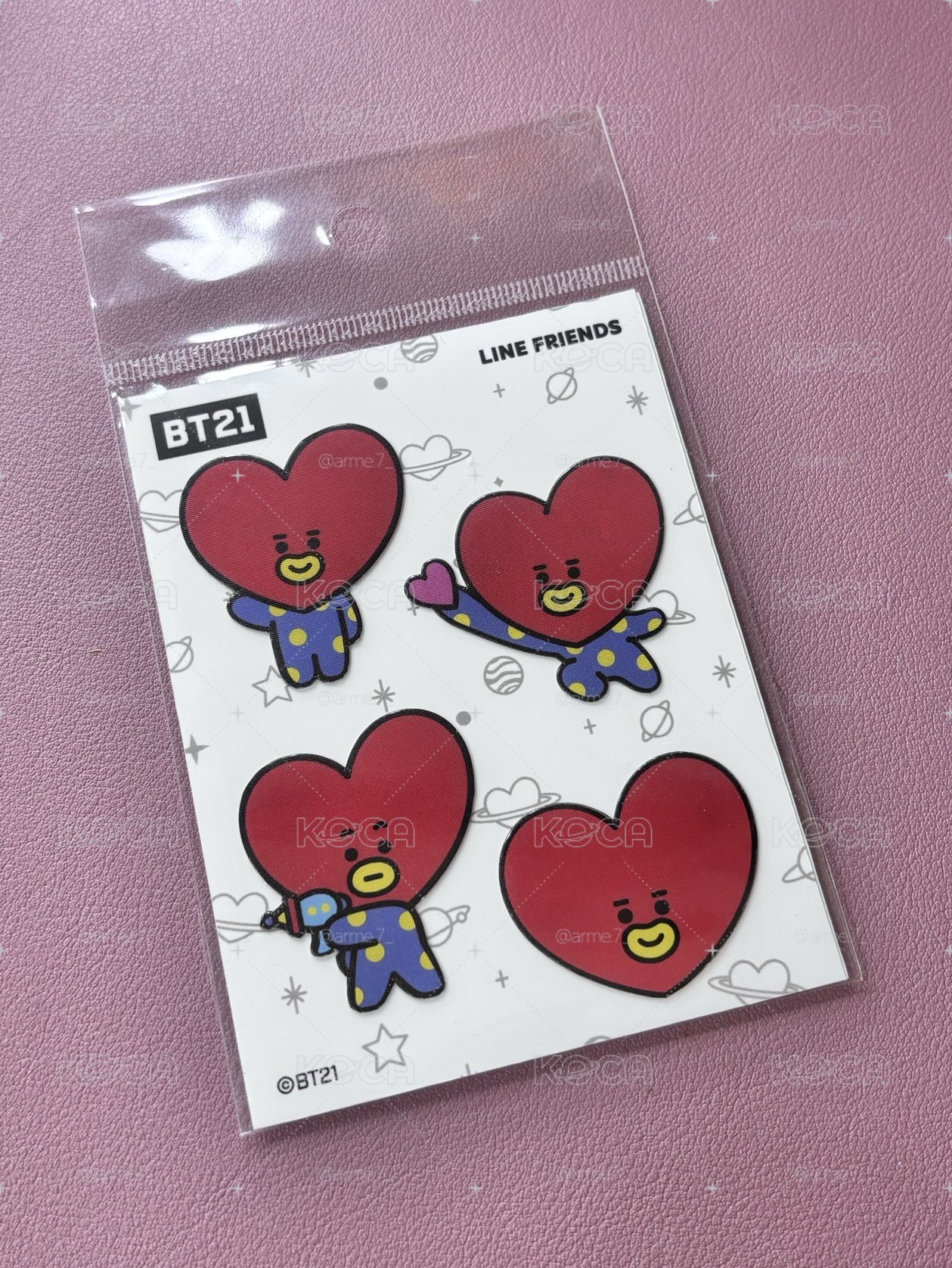 BT21布料貼紙