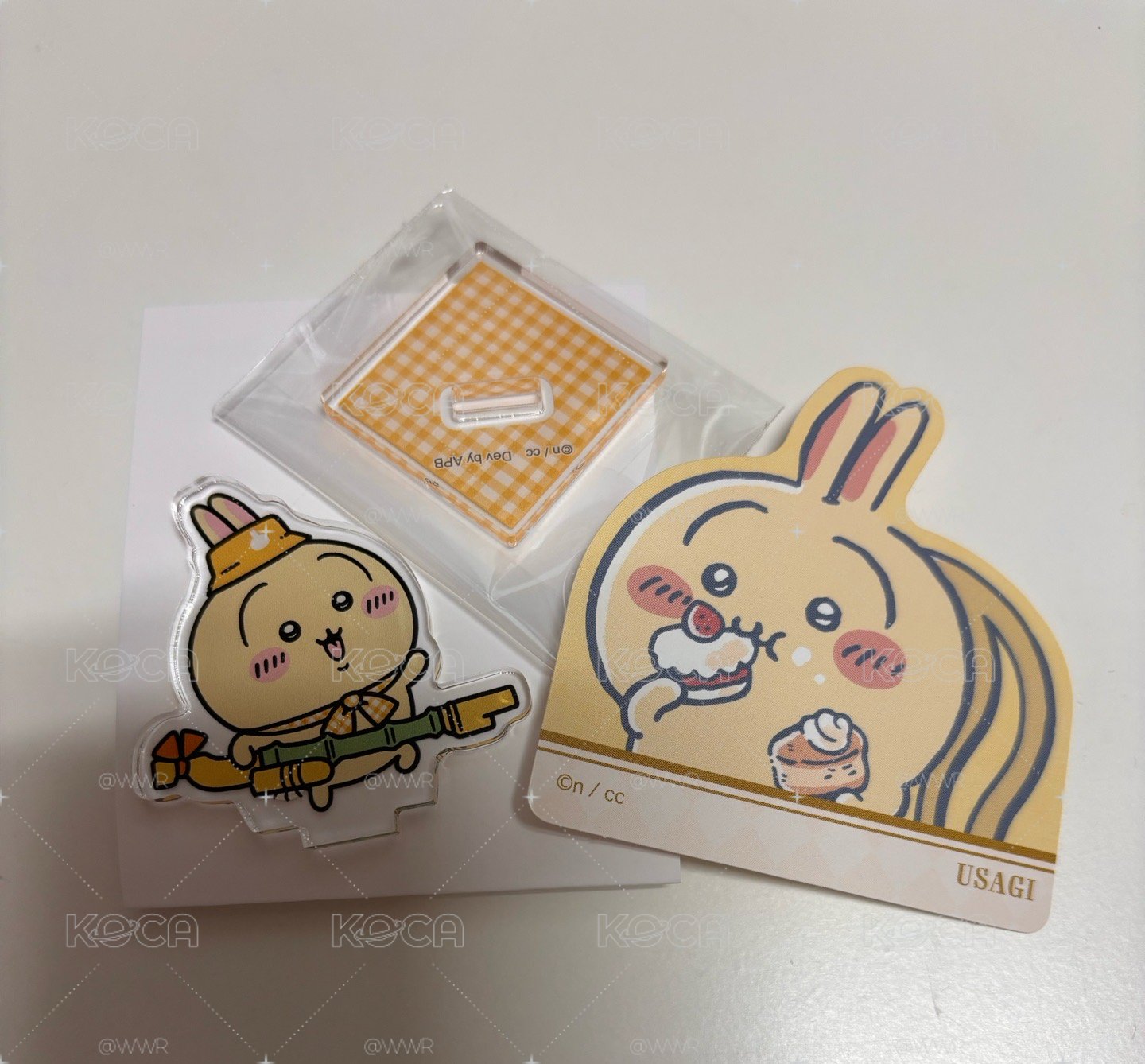 吉伊卡哇袋著走 兔兔立牌