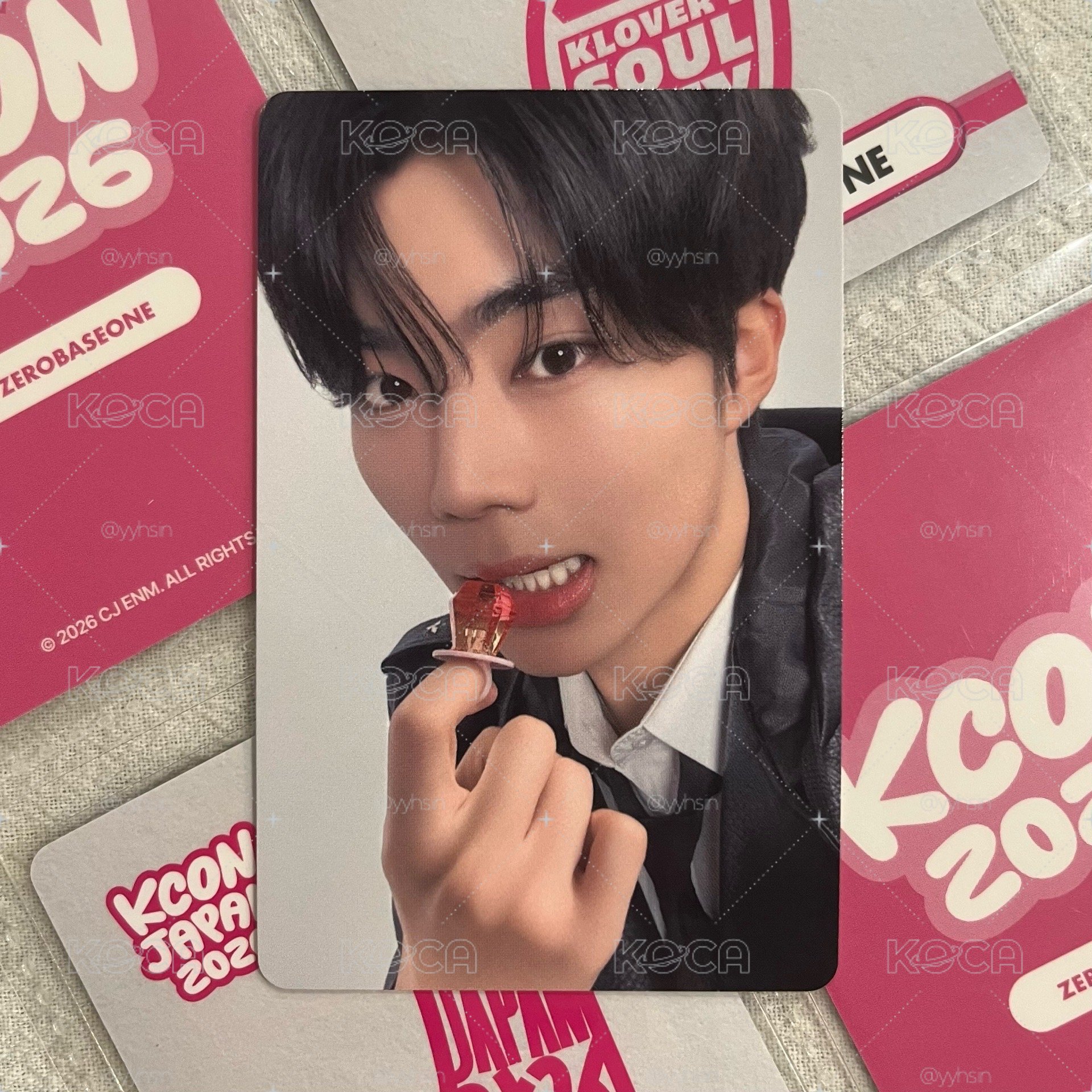 KCON 抽選 旭