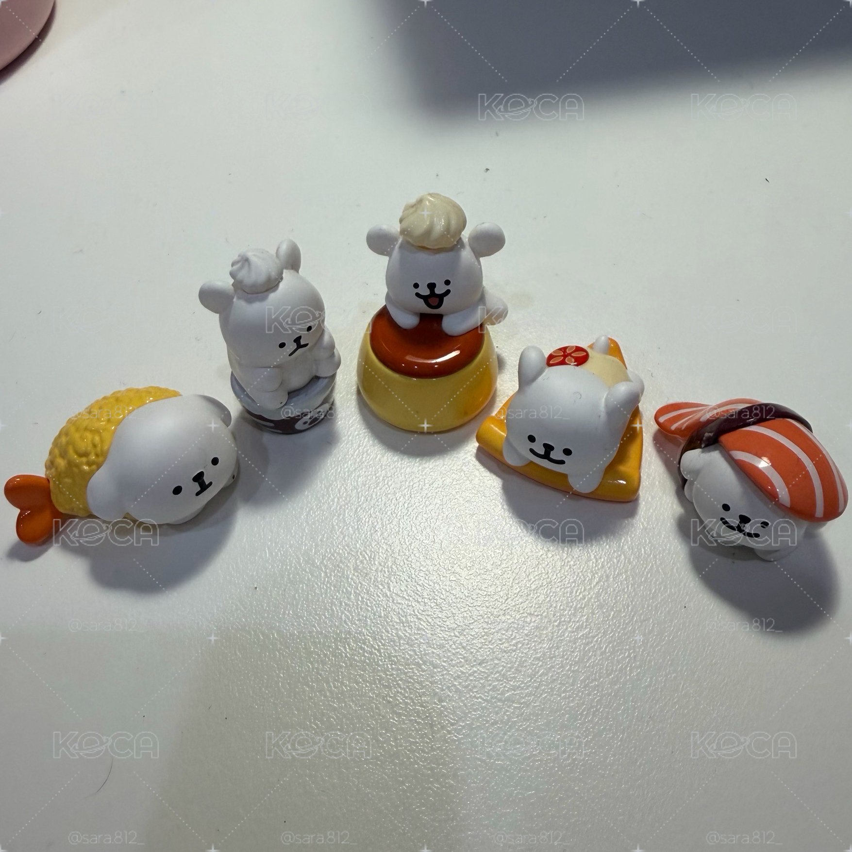 線條小狗 下午茶萌粒 5入