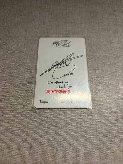 子瑜solo一專輯卡