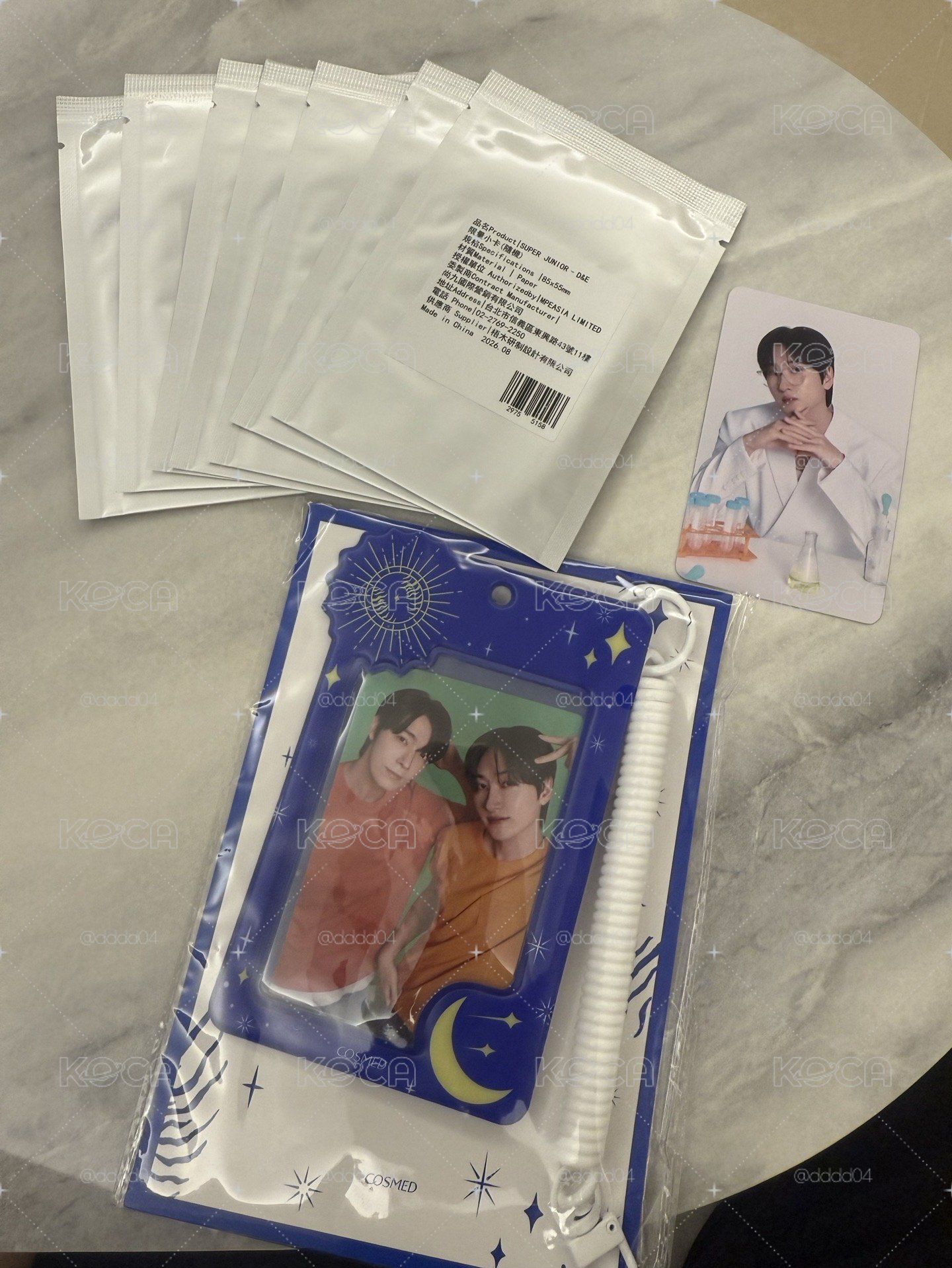 D&E cosmed 未拆卡包+卡套