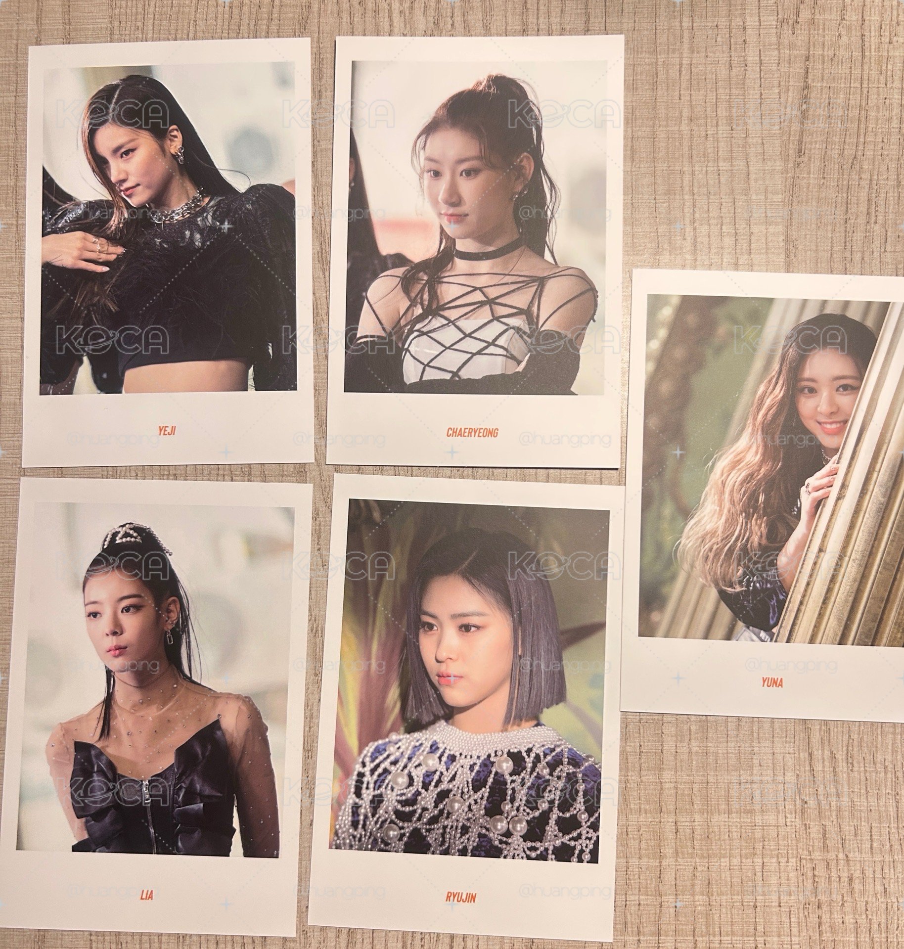 ITZY 預售禮明信片