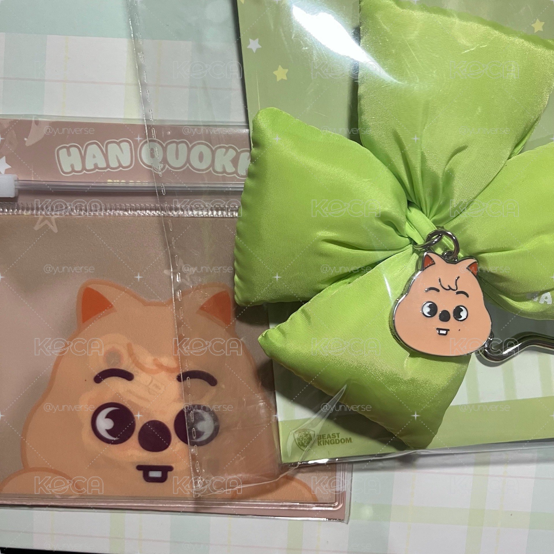 skzoo台北快閃店 燈箱磁鐵 / 貼紙包 / 蝴蝶結