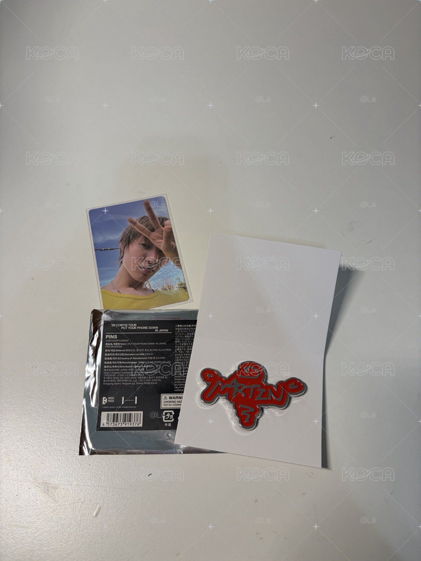馬丁徽章+紅版馬丁專卡