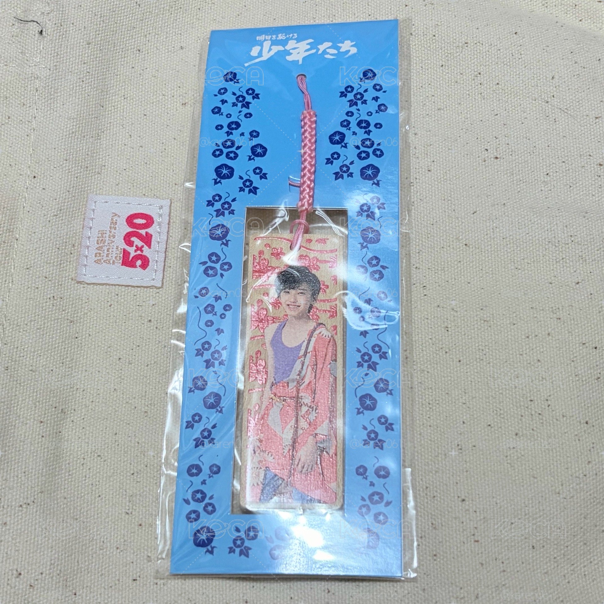道枝駿佑 少年們2018 木牌吊飾
