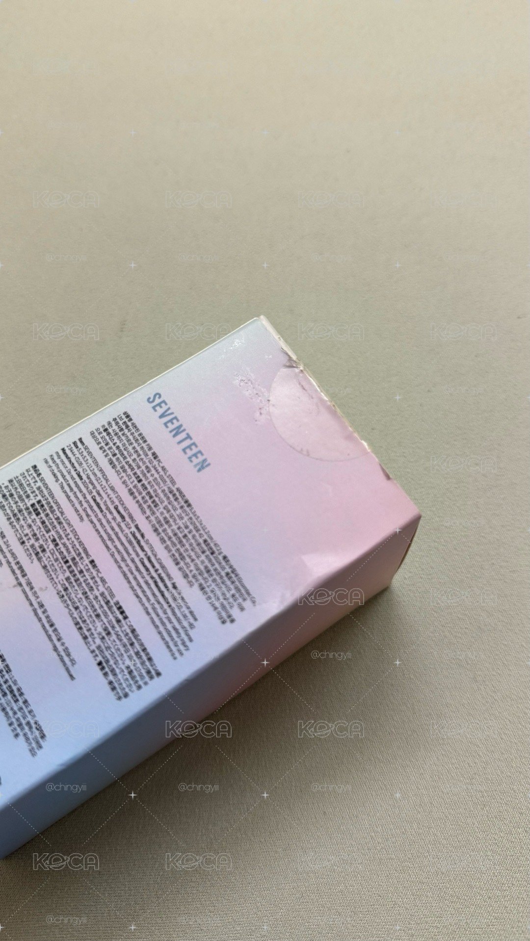seventeen 官方小手燈 小克拉棒