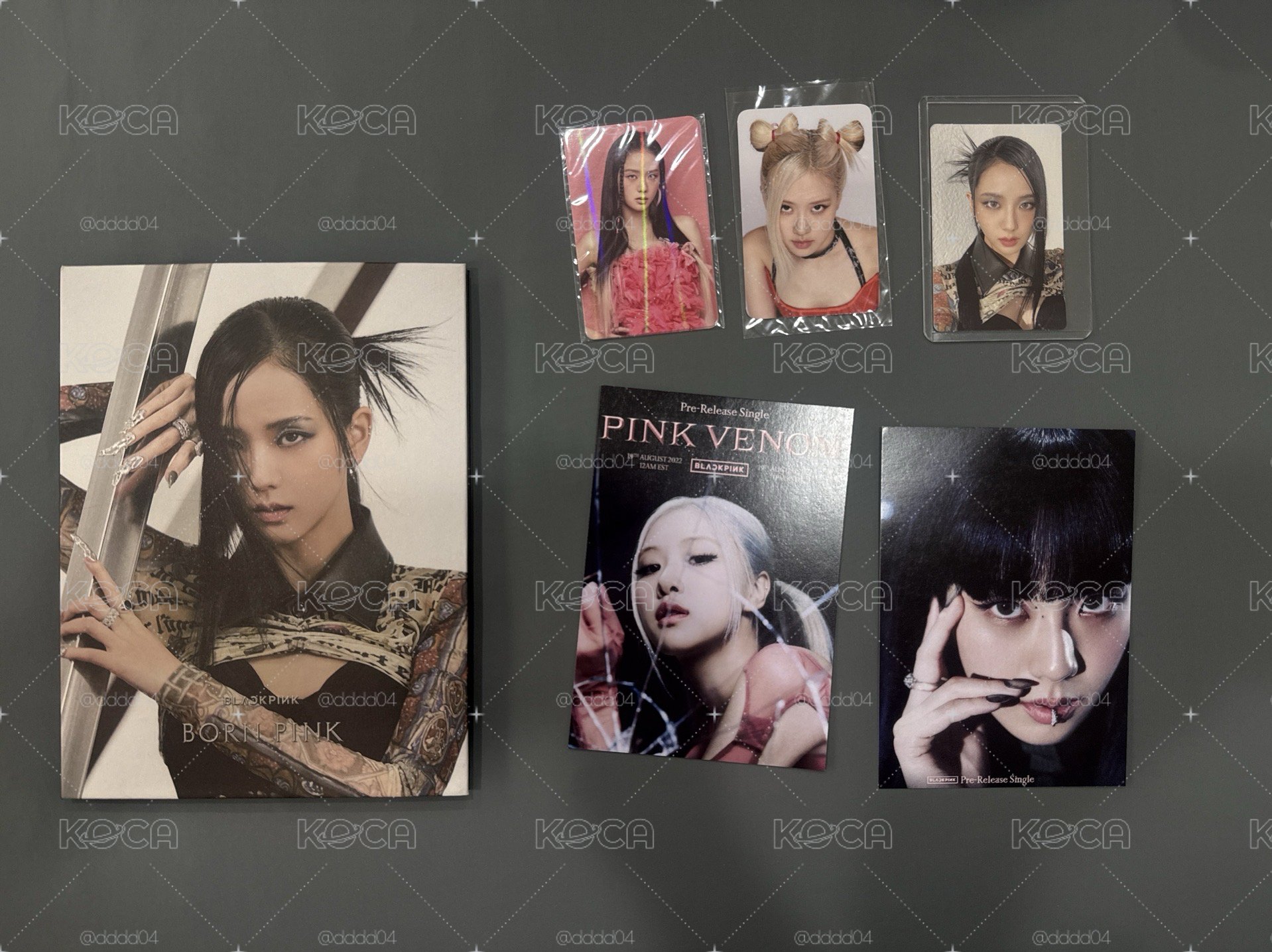 BORN PINK 黑版+jisoo 個人專 全專