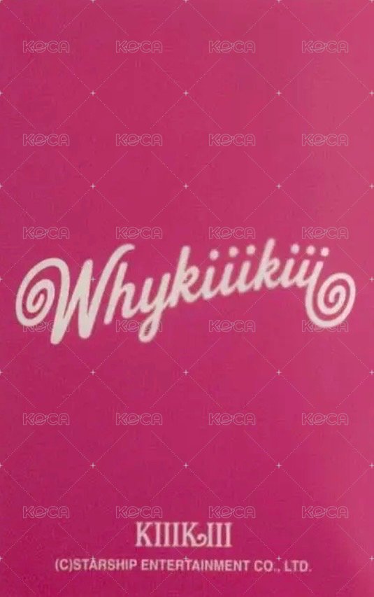 WhyKiiiKiii kkt 預售 特典卡  背面