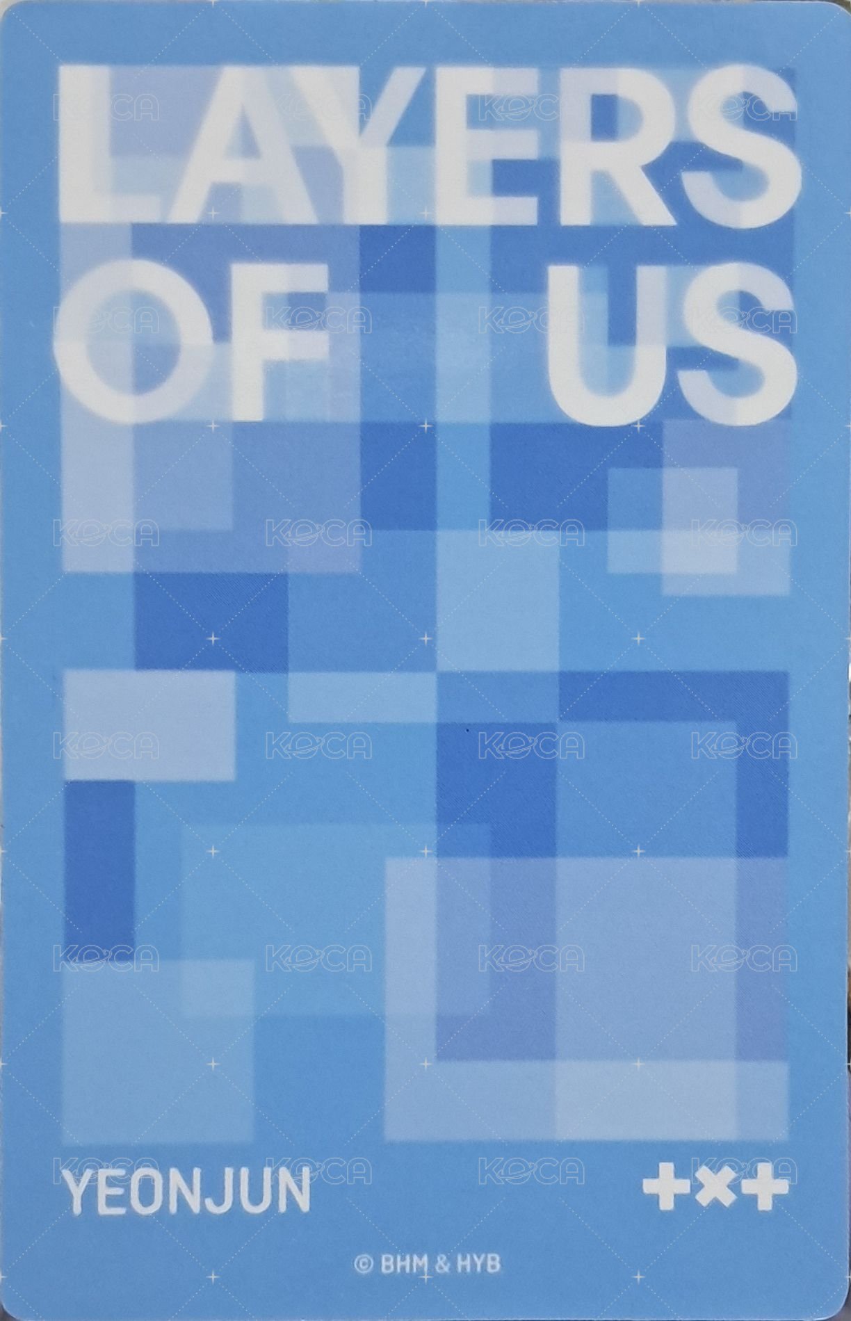 LAYER OF US 周邊卡  背面