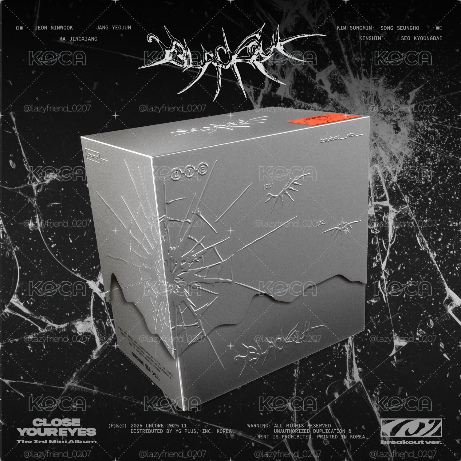 預購CLOSE YOUR EYES迷三 [blackout] (breakout ver.)