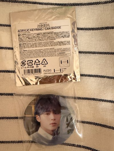 SEVENTEEN 圓佑 珉奎  RH日巡快閃店  消費期限徽章