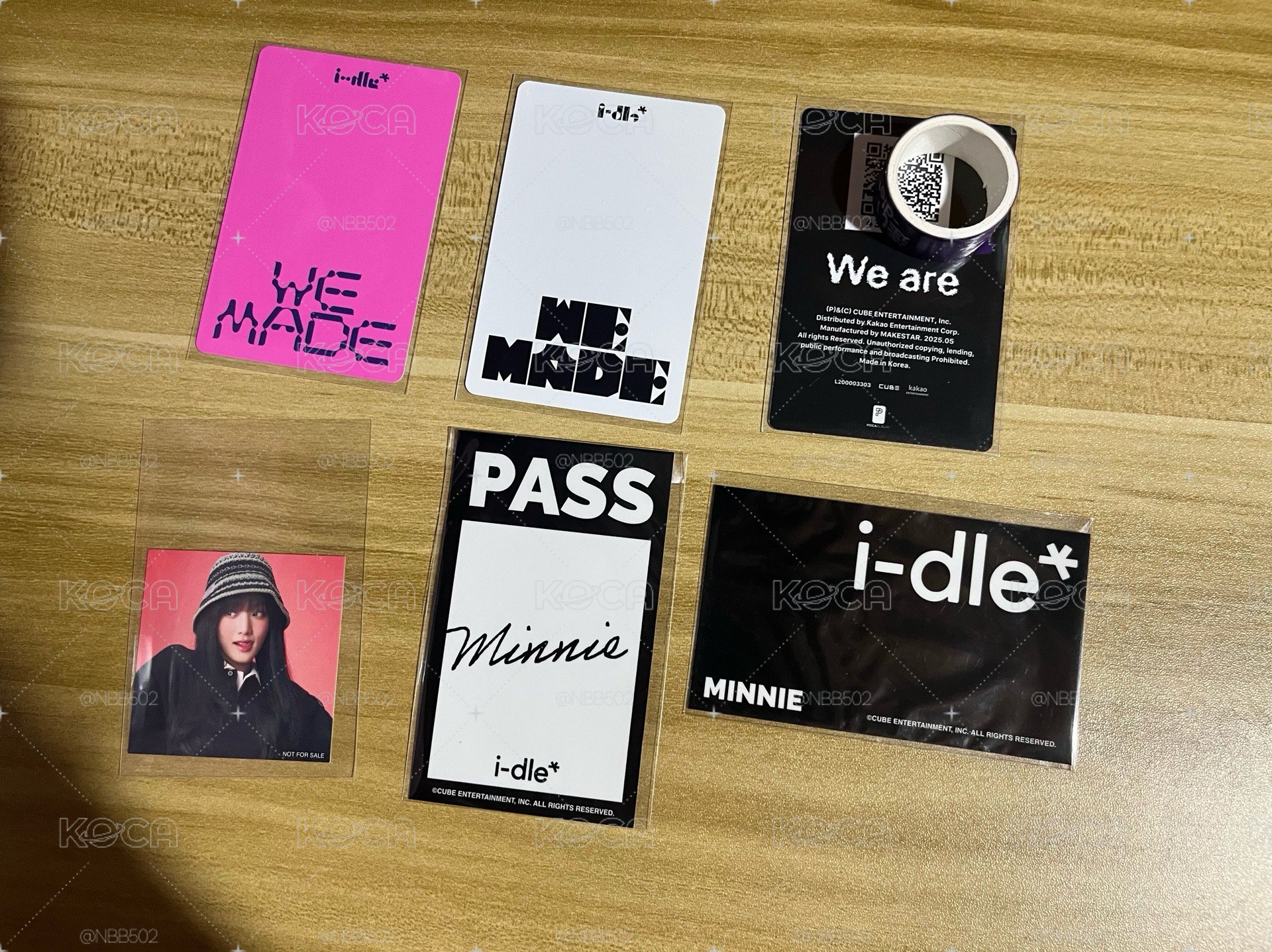 🏆 I-dle 米妮 小禮包*6 （專卡+日巡組）