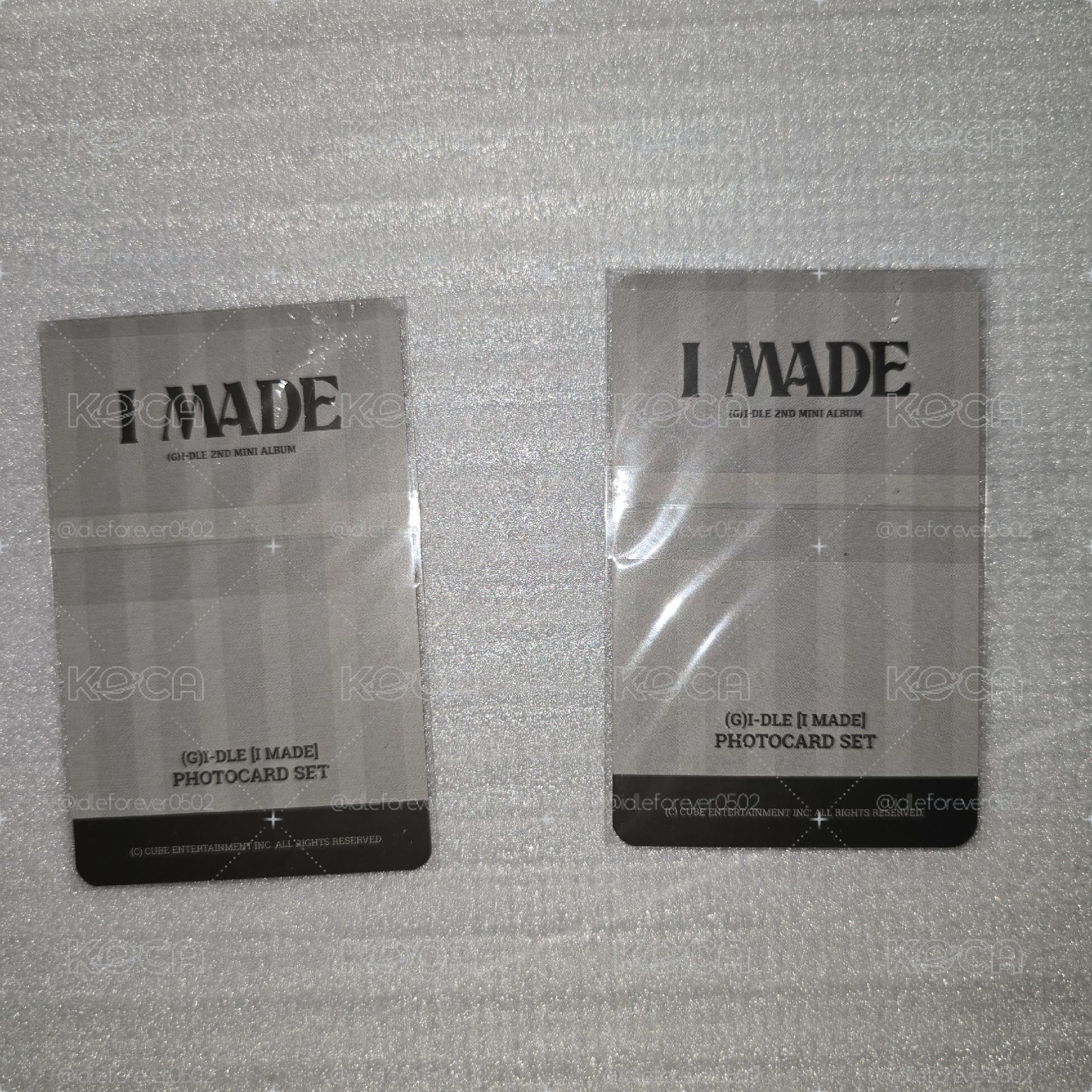 i-dle 迷二 I Made 紀念卡 特典卡 舒華