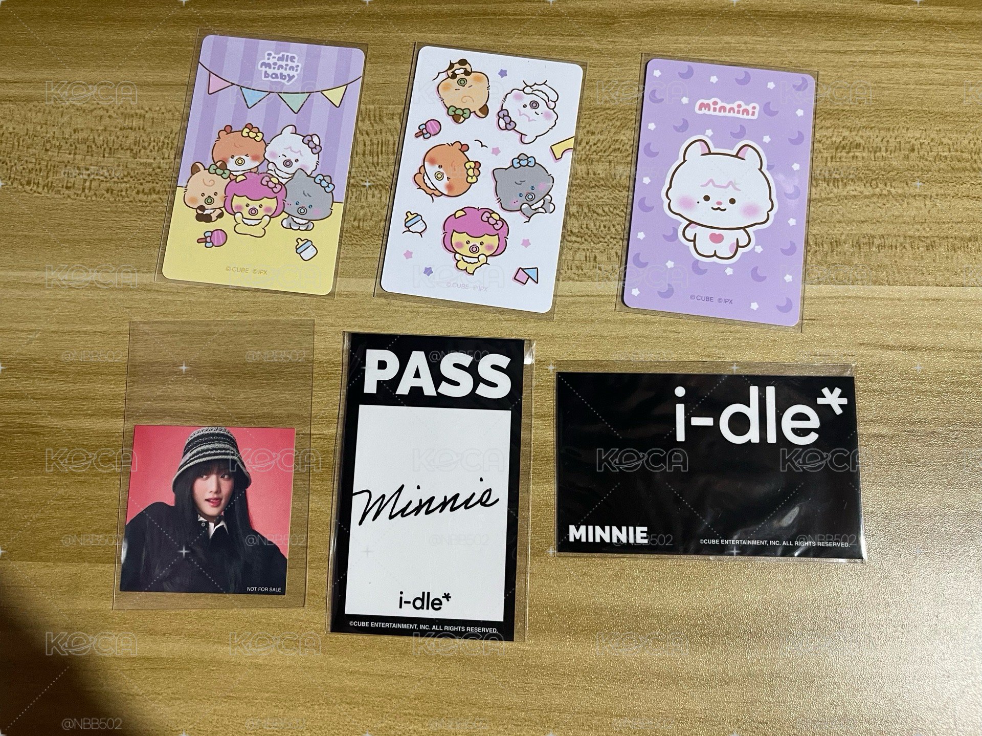 🏆 I-dle 米妮 小禮包*6 （minini+日巡組）