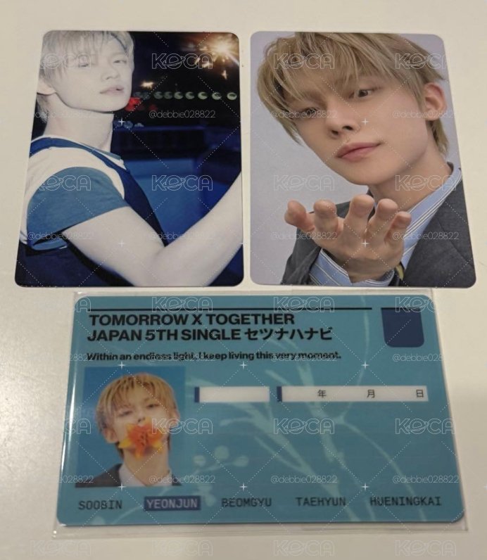 TXT日專單封💙竣set