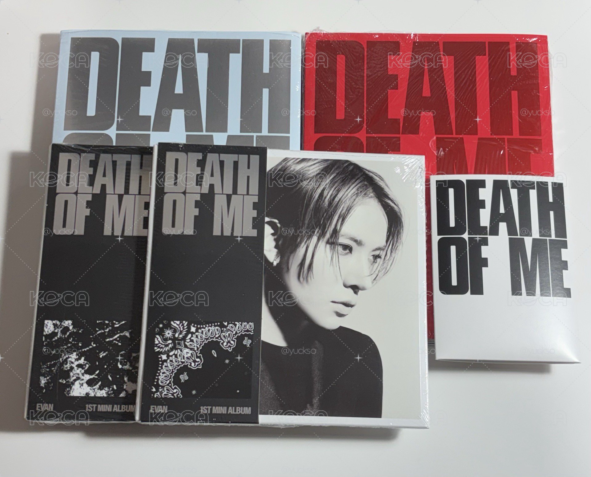 evan 李羲承 death of me mini1 專輯 空專