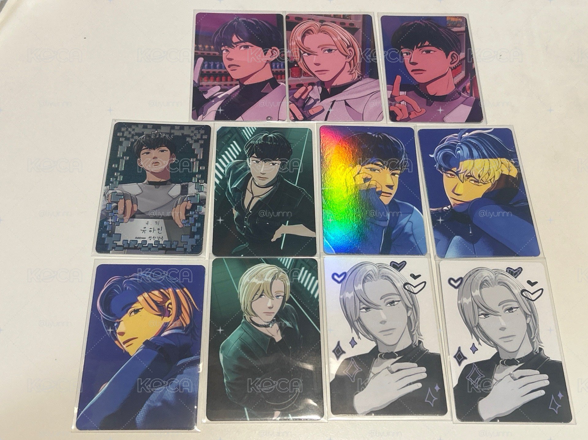 💙💜🖤迷三HMV 特典 專卡set