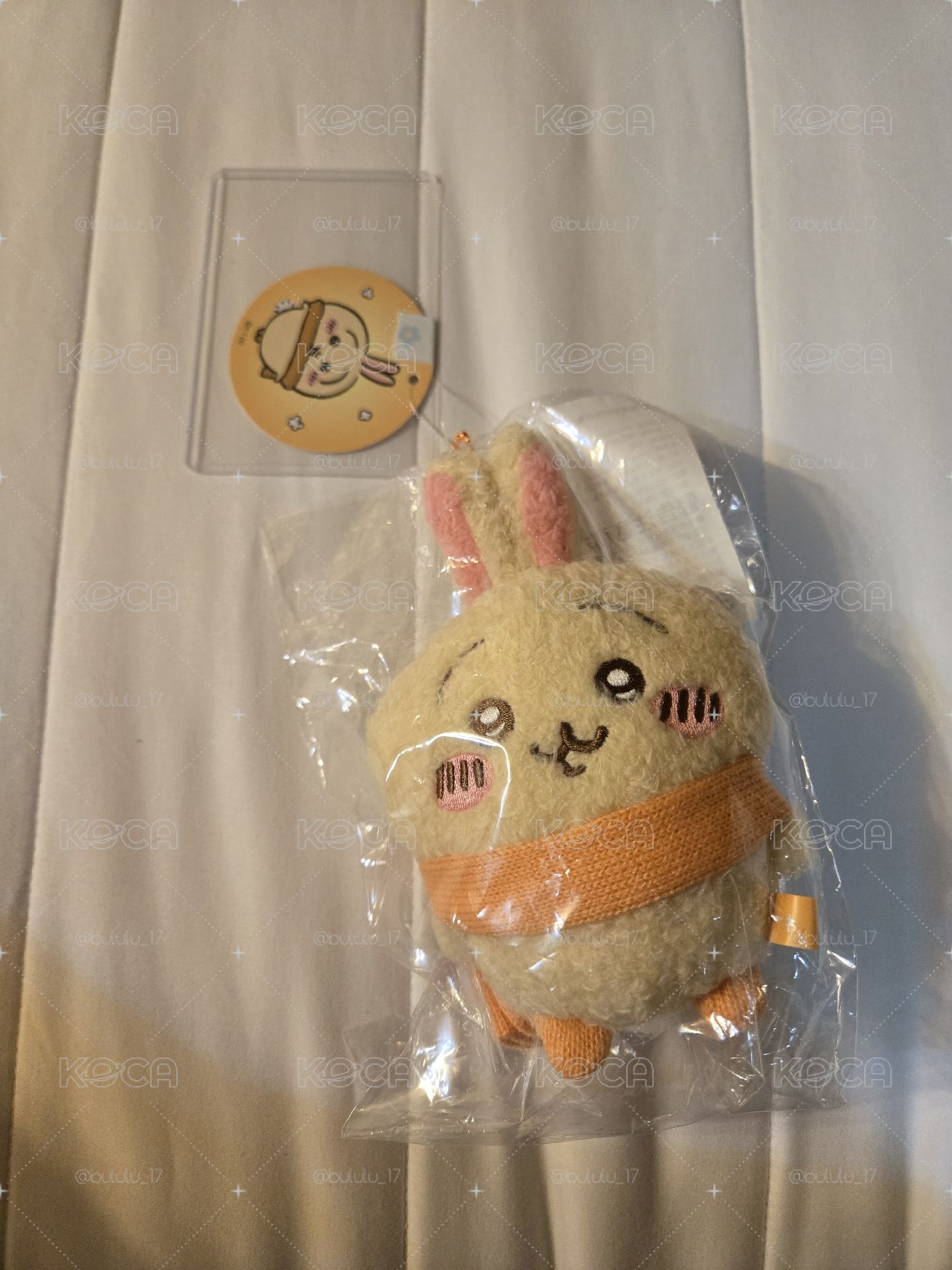 冬日圍巾兔兔全新
