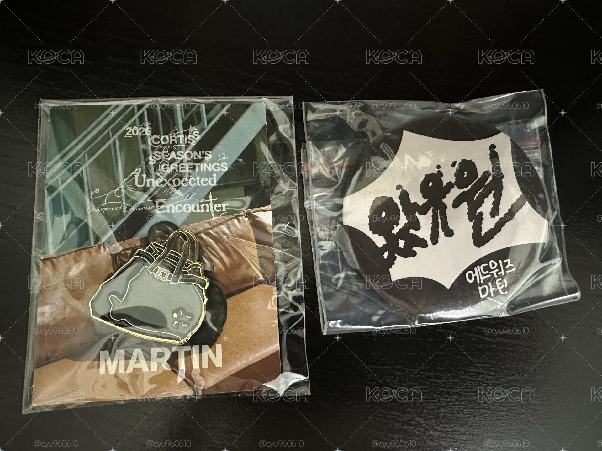 CORTIS 馬丁 迷一 快閃店 徽章