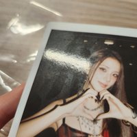 拍立得比心（長期放自黏袋裡打開檢查有損 