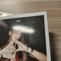 拍立得比心（長期放自黏袋裡打開檢查有損 
