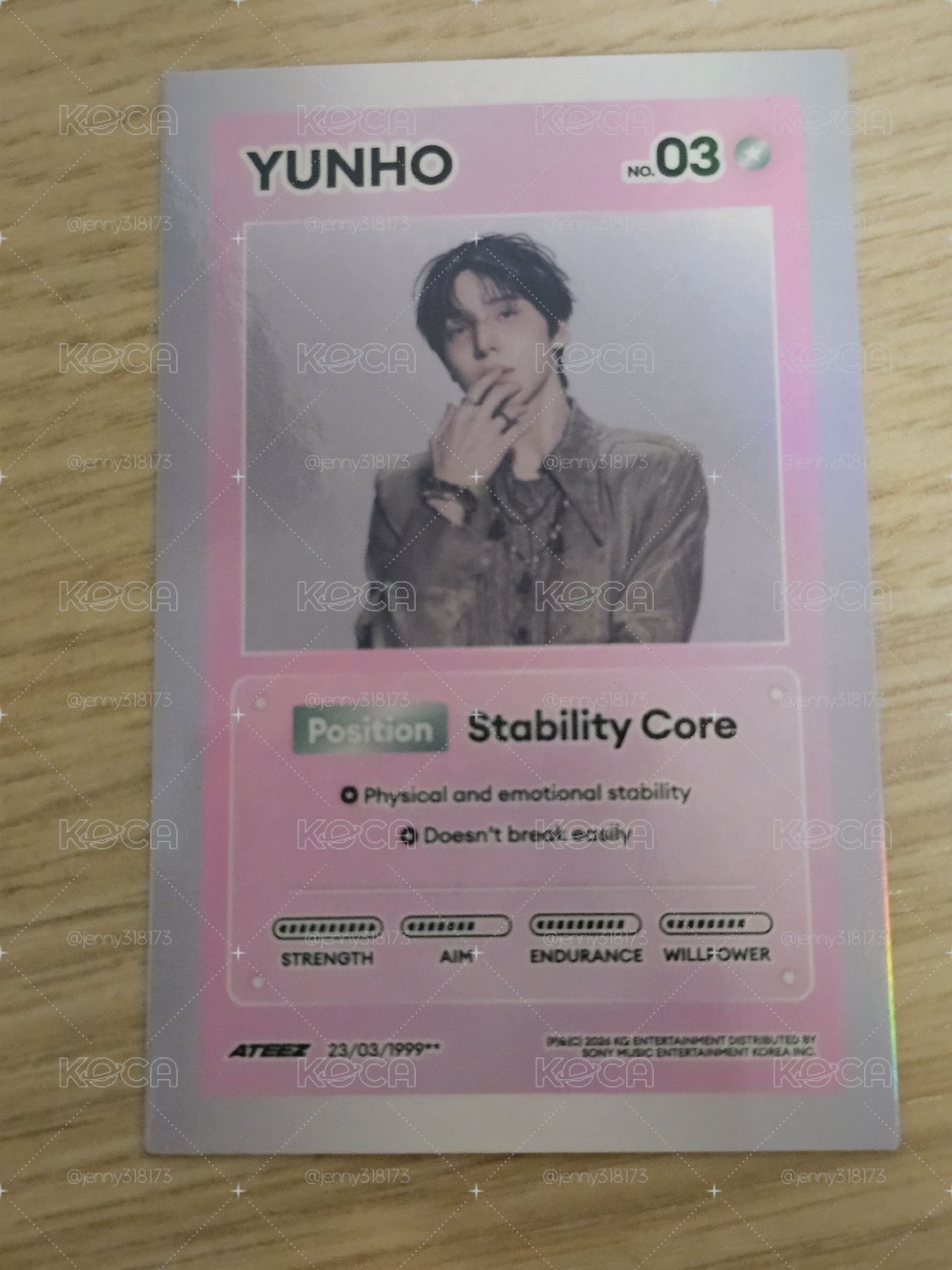 GH5 PB 專輯卡 A ver. Character Card