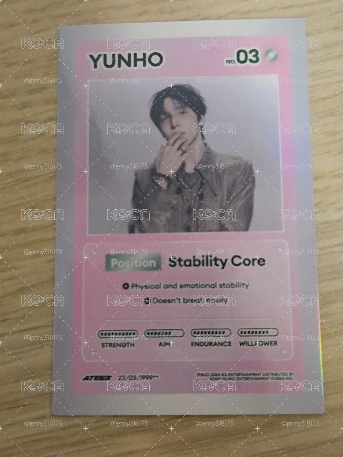 🩷GH5 PB 專輯卡 A ver. Character Card