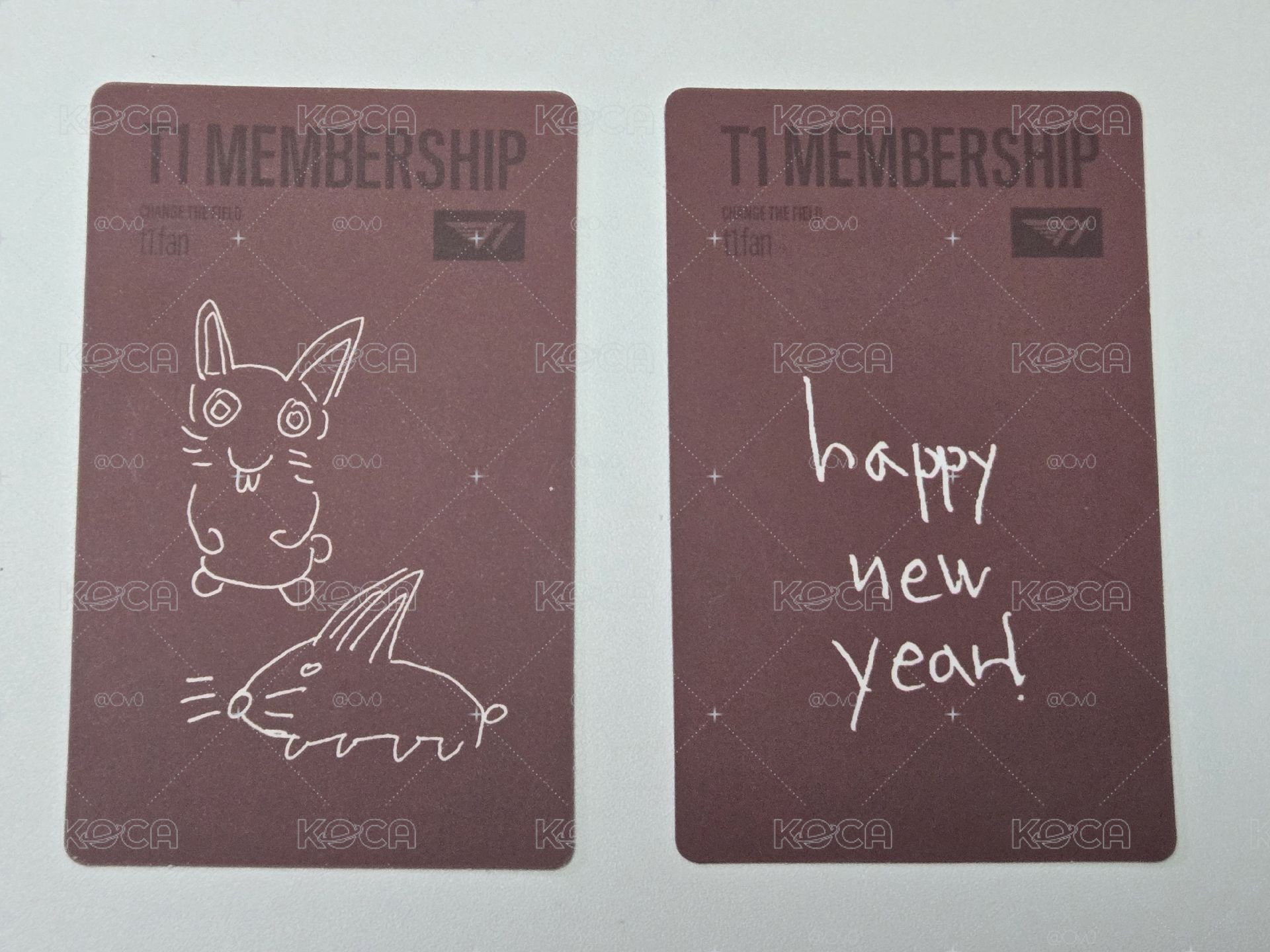 Gumayusi 2023 新年禮小卡